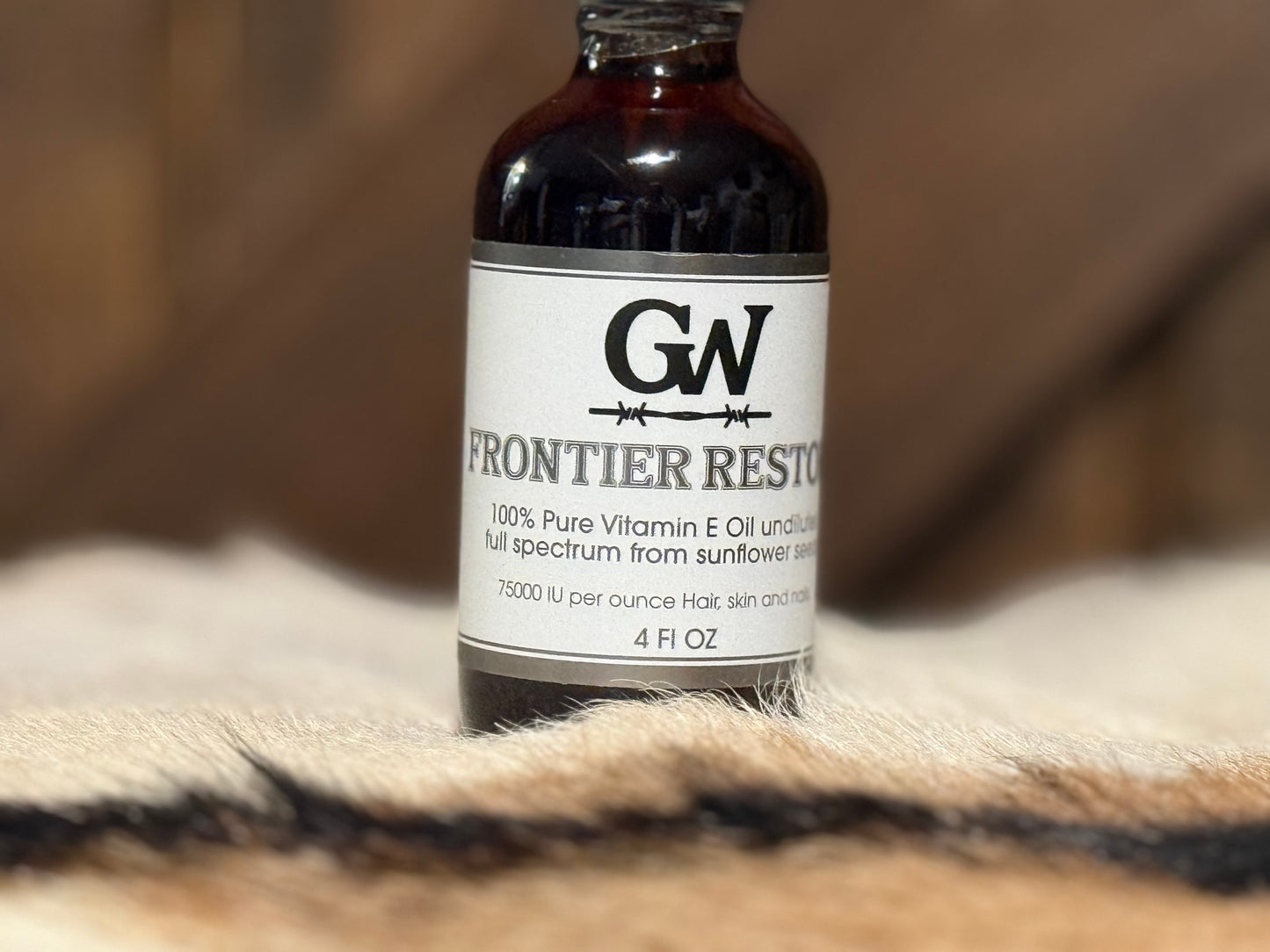 Frontier Restore-Pure Vitamin E Oil for Skin, Hair, & Nail Repair